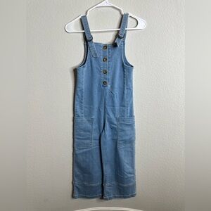 HABITUAL Overall Blue Jean Romper.  Youth Size 10.  New Without Tags.